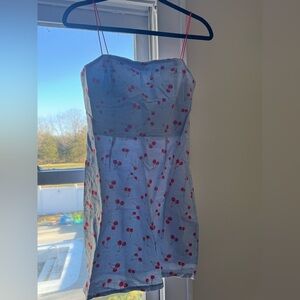 Urban Outfitters Cherry Patterned Mini Dress